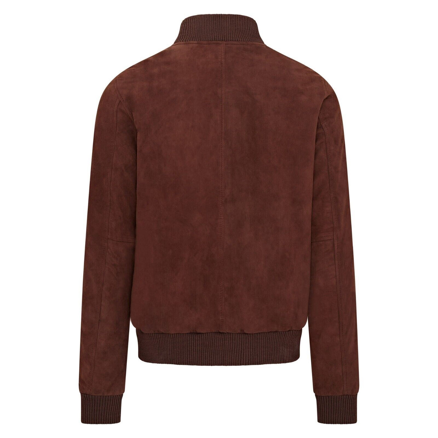 Mens Soft Goat Suede MA-1 Varsity Bomber Jacket  - Dalian