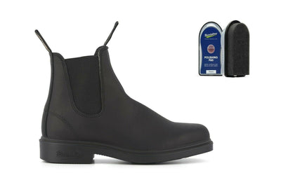 Blundstone #063 Voltan Black Chelsea Boot with Polishing Pad