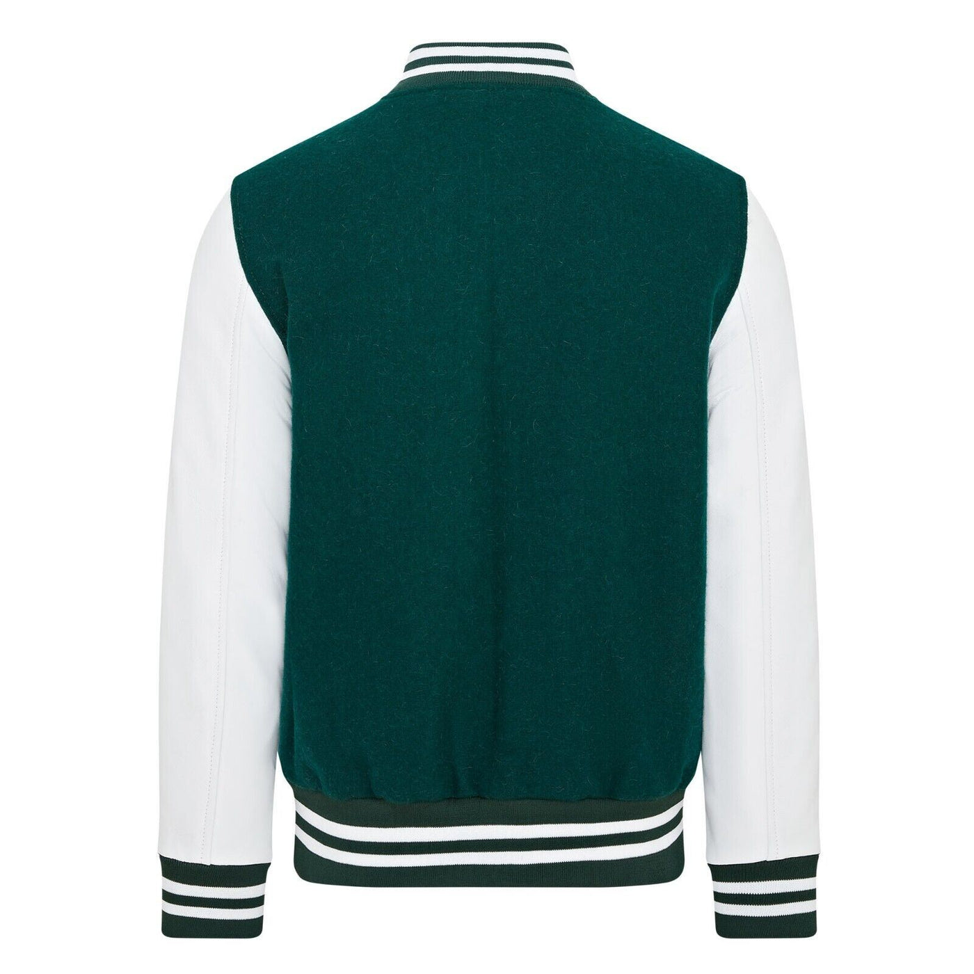 Letterman Baseball Wool Leather Varsity Bomber Jacket - Genoa