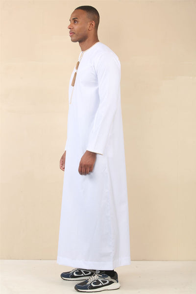 Men's Omani Eid Thobe  Saudi Emirati Jubba Robe