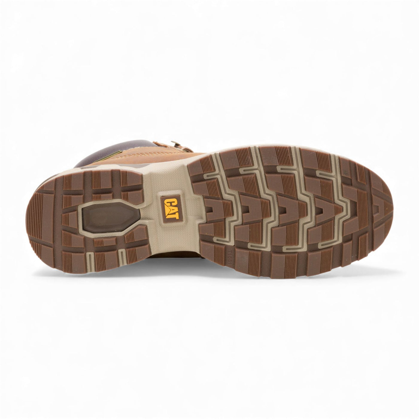 Caterpillar (CAT) Men's Pursue Brown Leather Everyday Work Hiking Ankle Boots