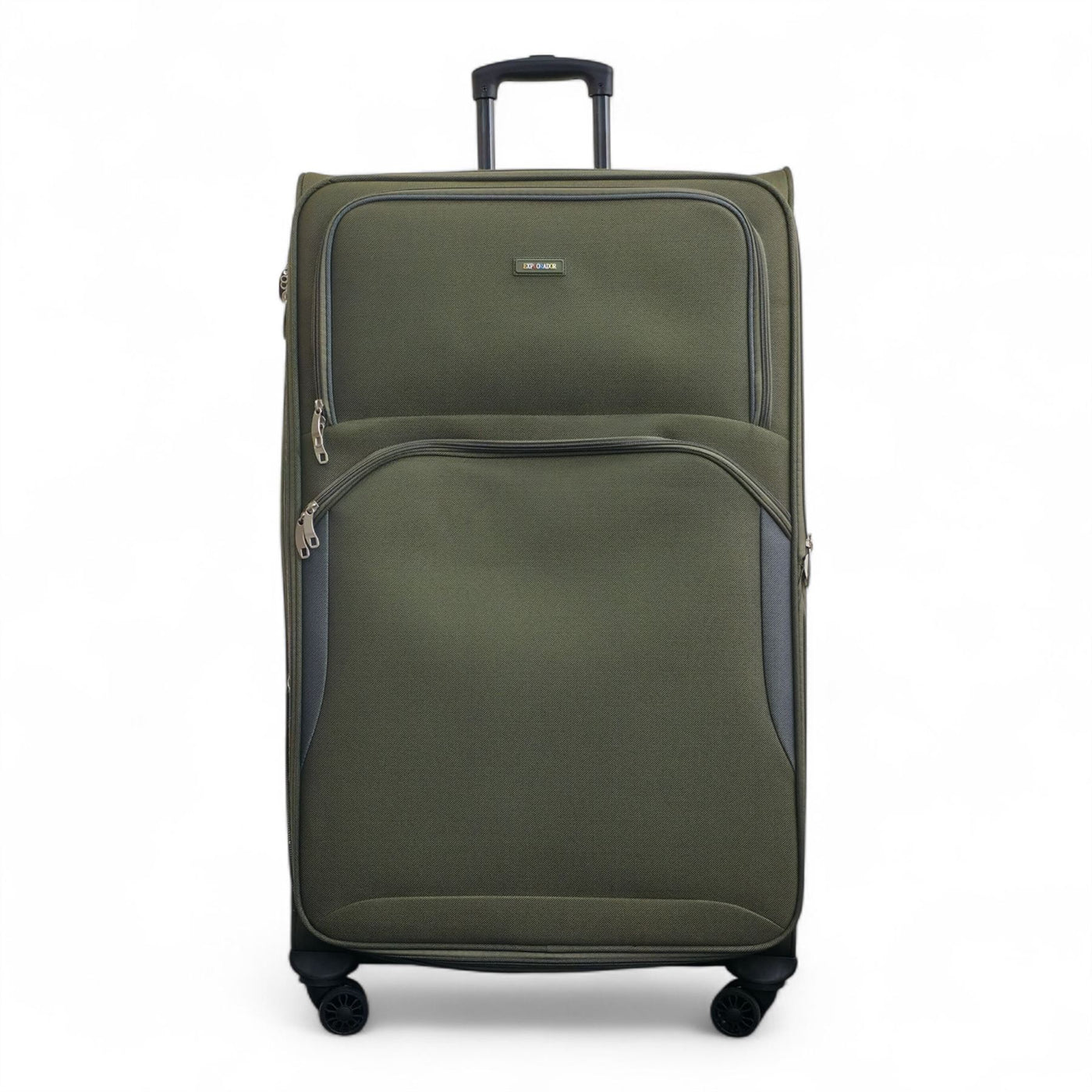 Expandable Soft 8 Wheel Lightweight Suitcase Luggage Travel Bags Set