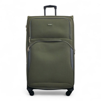 Expandable Soft 8 Wheel Lightweight Suitcase Luggage Travel Bags Set
