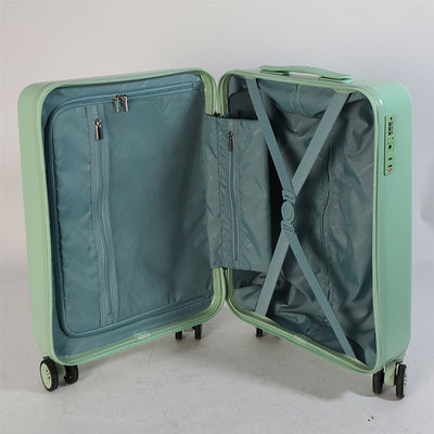 Hard Shell Cabin 44 x 22 x 38 cm TSA Secure Luggage Suitcase Suitable for Easyjet, Ryanair