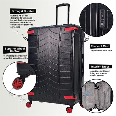 Hard Shell Luggage Travel Suitcase Set