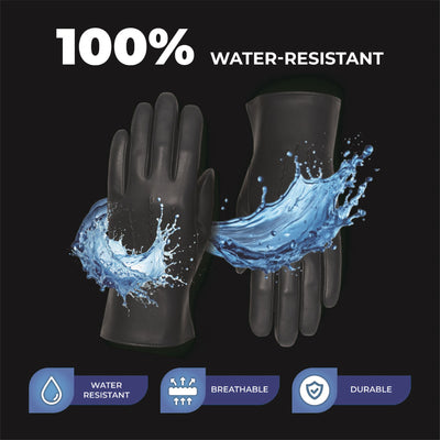 Men’s Italian Leather Warm Wool Lining Winter Stich Design Gloves - M-LGV-205