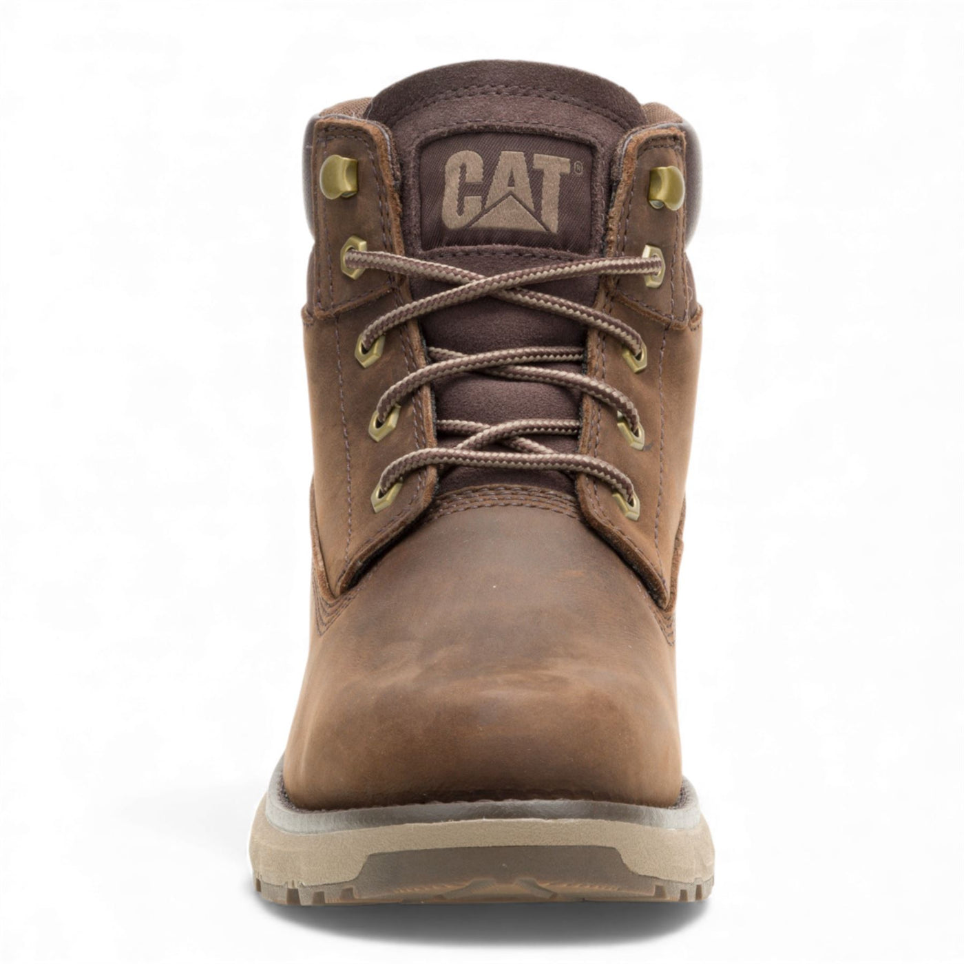 Caterpillar (CAT) Men's Pursue Dark Brown Leather Everyday Work Hiking Ankle Boots