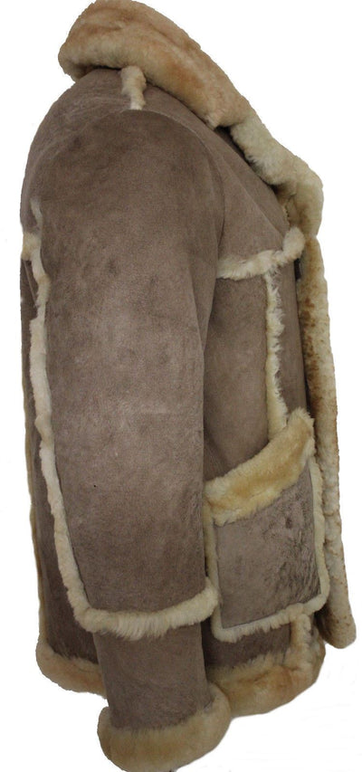 Men’s Designer Winter Sheepskin Fur Coat-Zaragoza