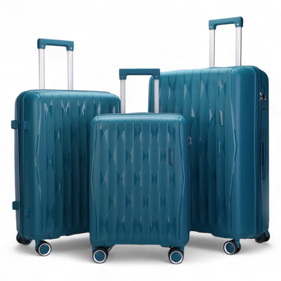 Hard Shell Suitcase Cabin TSA Luggage Travel Set