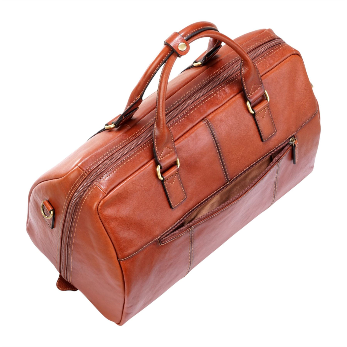 Vintage Genuine Leather Holdall Duffle Gym Travel Bag - Atlas