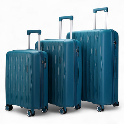 Hard Shell Suitcase Cabin TSA Luggage Travel Set