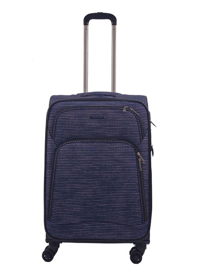 Lightweight Print Suitcases 8 Wheel Luggage Travel Soft Bags Set