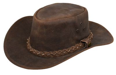 Cowboy Outback Real Vintage Leather Aussie Bush Hat