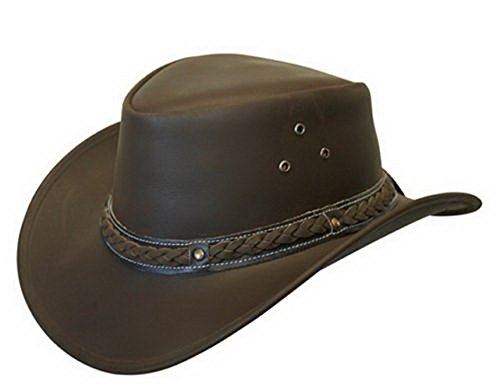 Cowboy Outback Real Leather Aussie Bush Hat