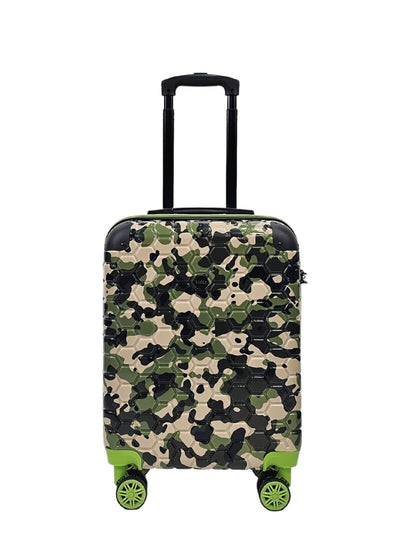 Hardshell Camo Robust ABS Suitcase Set