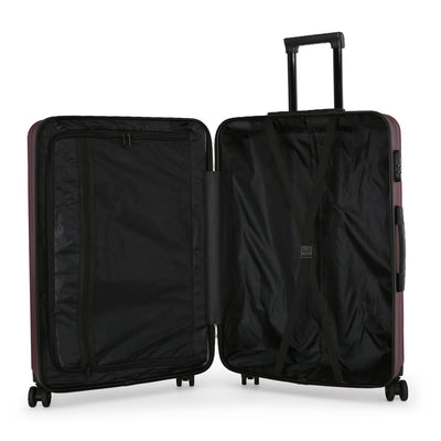 ABS Hard Shell Burgundy Suitcase Luggage Set Travel Carry on Cabin Bag