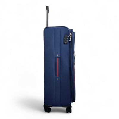 Expandable Soft 8 Wheel Lightweight Suitcase Luggage Travel Bags Set