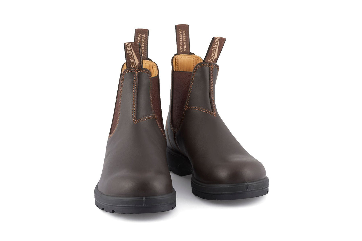 Blundstone #550 Walnut Brown Chelsea Boot with Cream