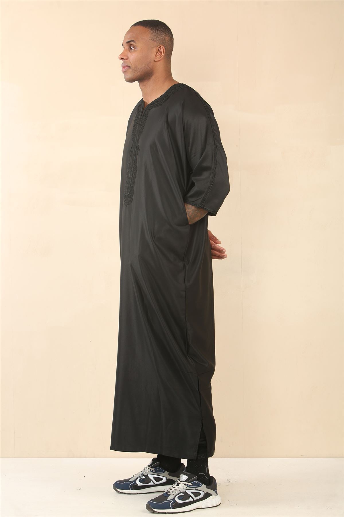 Men's Moroccan Thobe Djellaba Jubba Robe Eid