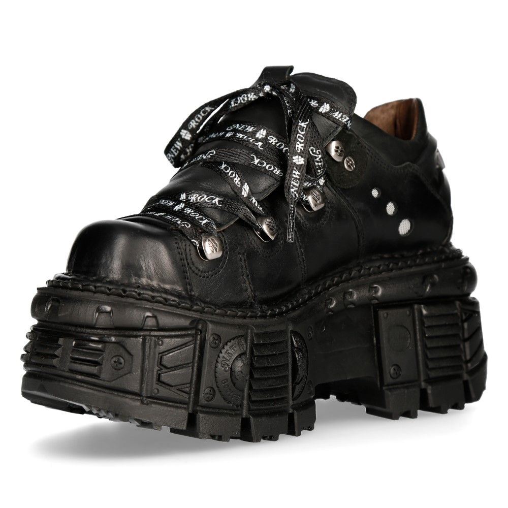 New Rock Unisex Platform Punk Metal Boots- M-TANK120N
