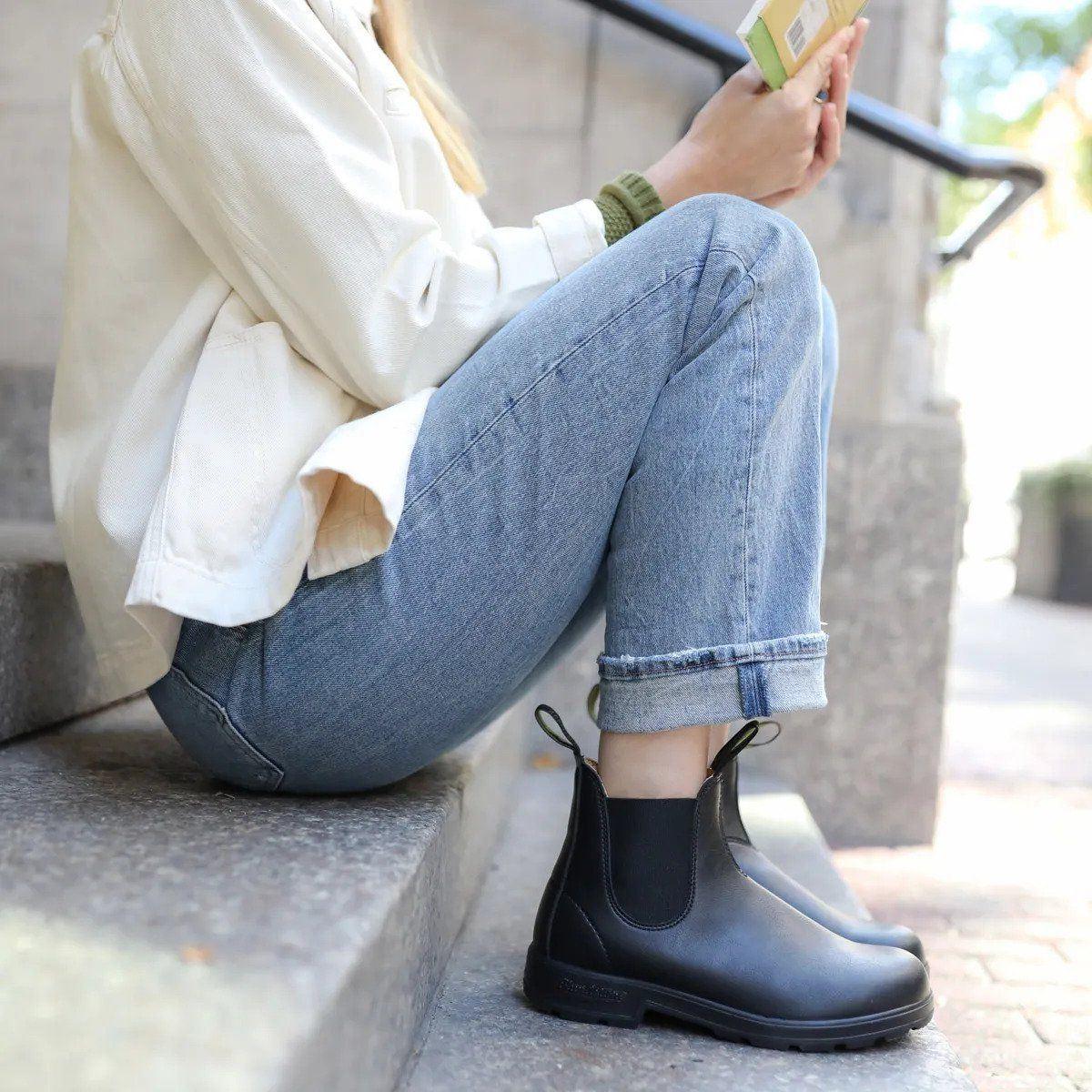 Blundstone #2115 Black Vegan Chelsea Boot - Infinity Leather 