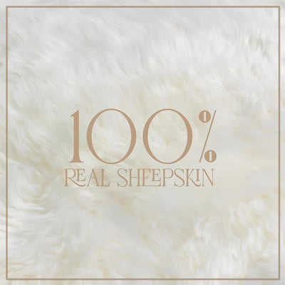 Luxury Genuine Sheepskin  40x40cm Real Wool Single Sided Cushion