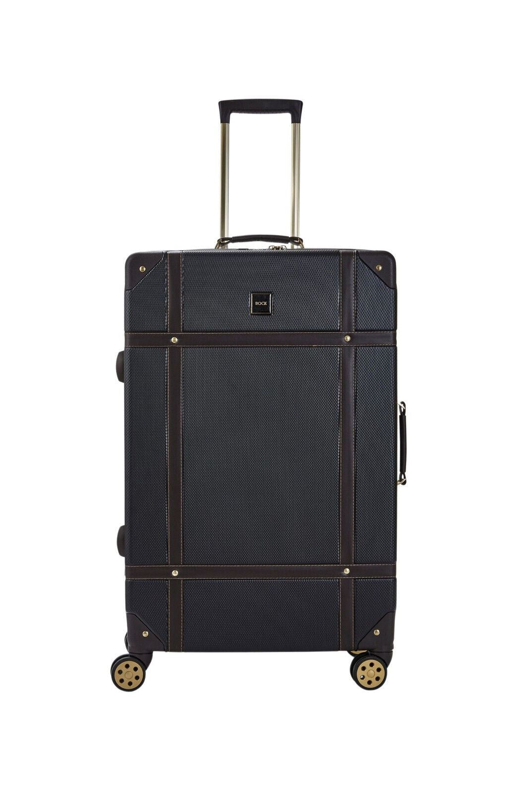 Vintage Hard Shell Luggage Trunk Suitcase Set
