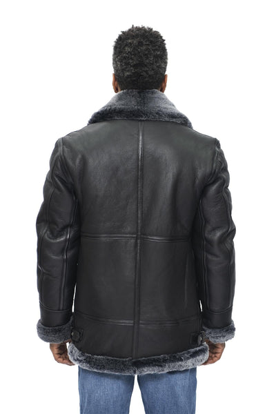 Mens B3 Aviator Flying Sheepskin Jacket-Hornsey