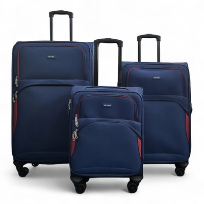 Expandable Soft 8 Wheel Lightweight Suitcase Luggage Travel Bags Set