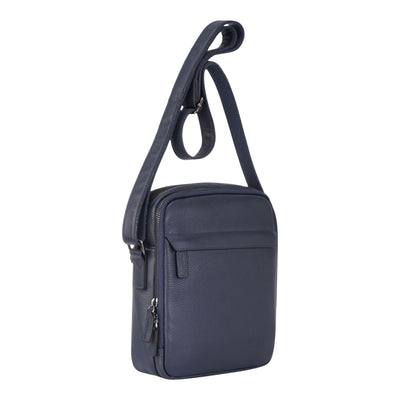 Genuine Leather Vintage Messenger Crossbody Travel Bag - Hawthrone