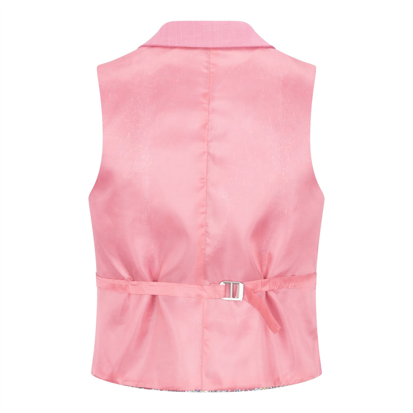 Women's 3 Piece Tailored Fit Plain Pink Formal Office Suit