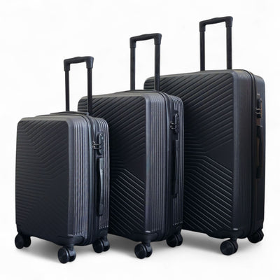 Hardshell Suitcase Set Robust 8 Wheel Luggage Cabin Case Bag