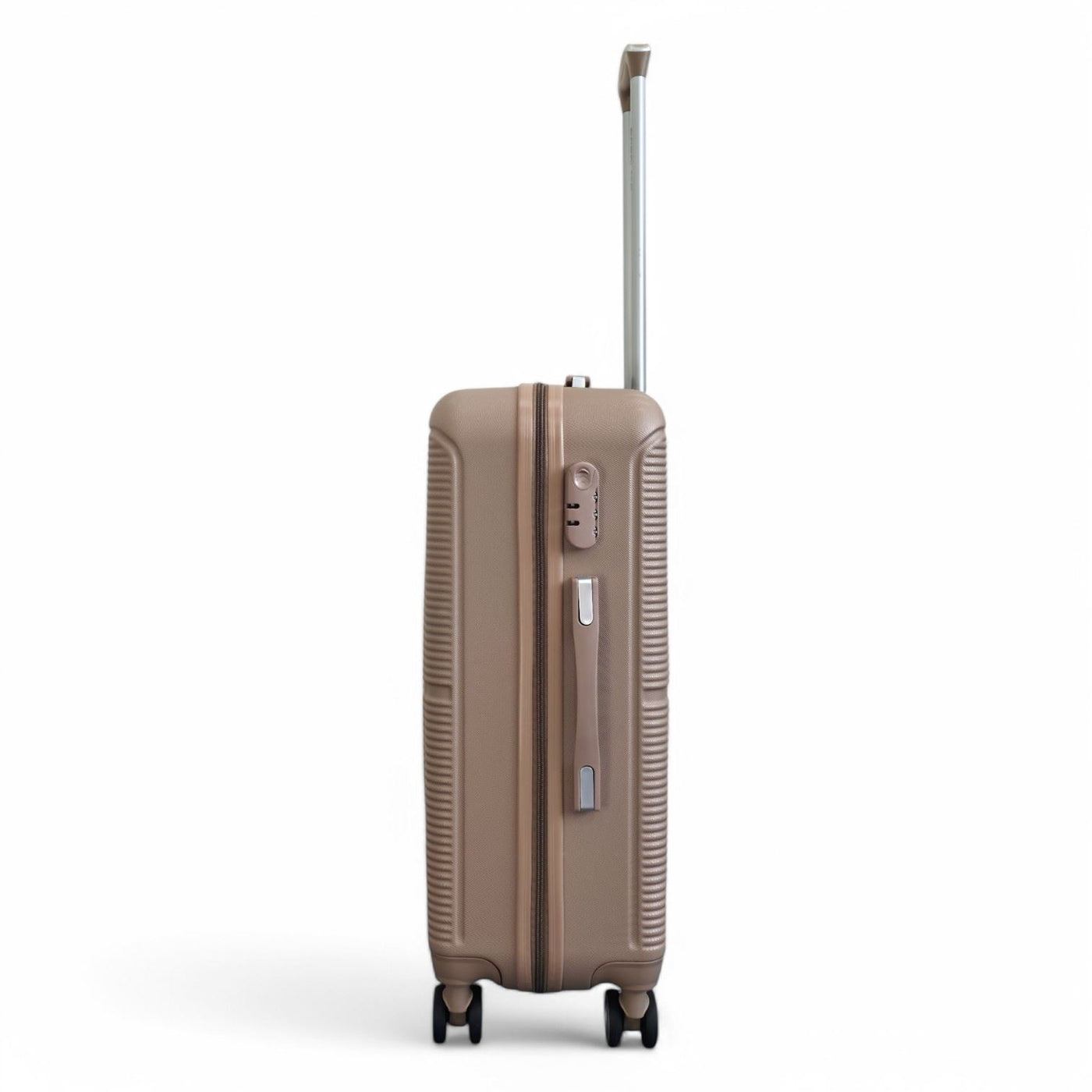 Robust ABS Hard Shell 8 Wheels Luggage Travel Holiday Cabin Suitcase Set