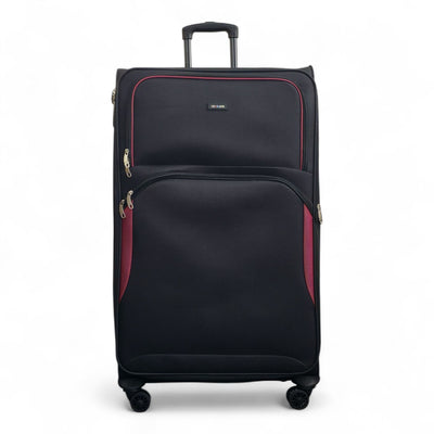 Expandable Soft 8 Wheel Lightweight Suitcase Luggage Travel Bags Set