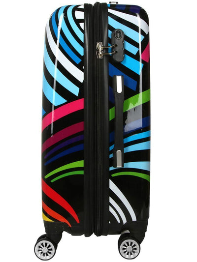 Printed Hard Shell Dual 4 Wheel Luggage Suitcase