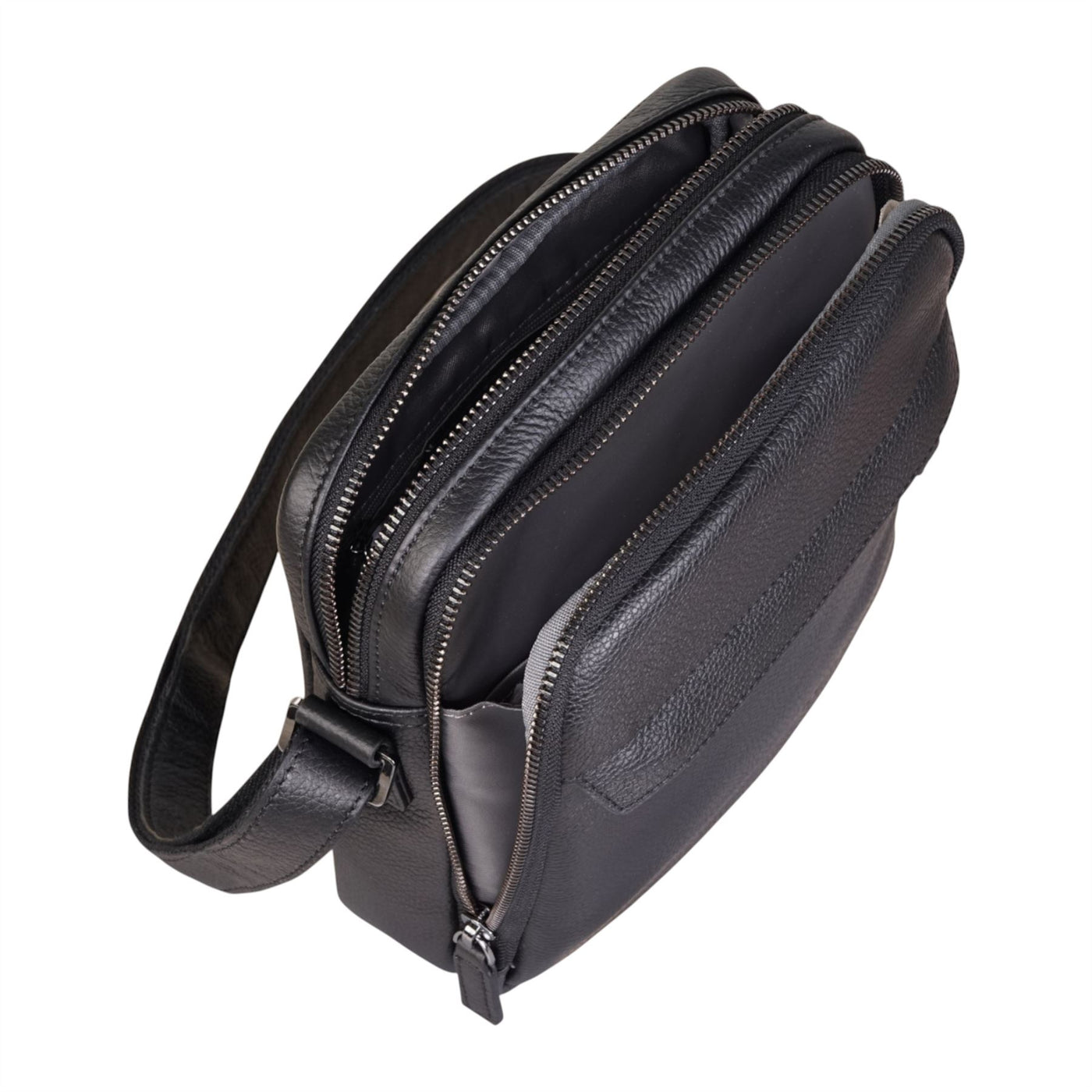 Genuine Leather Vintage Messenger Crossbody Travel Bag - Hawthrone