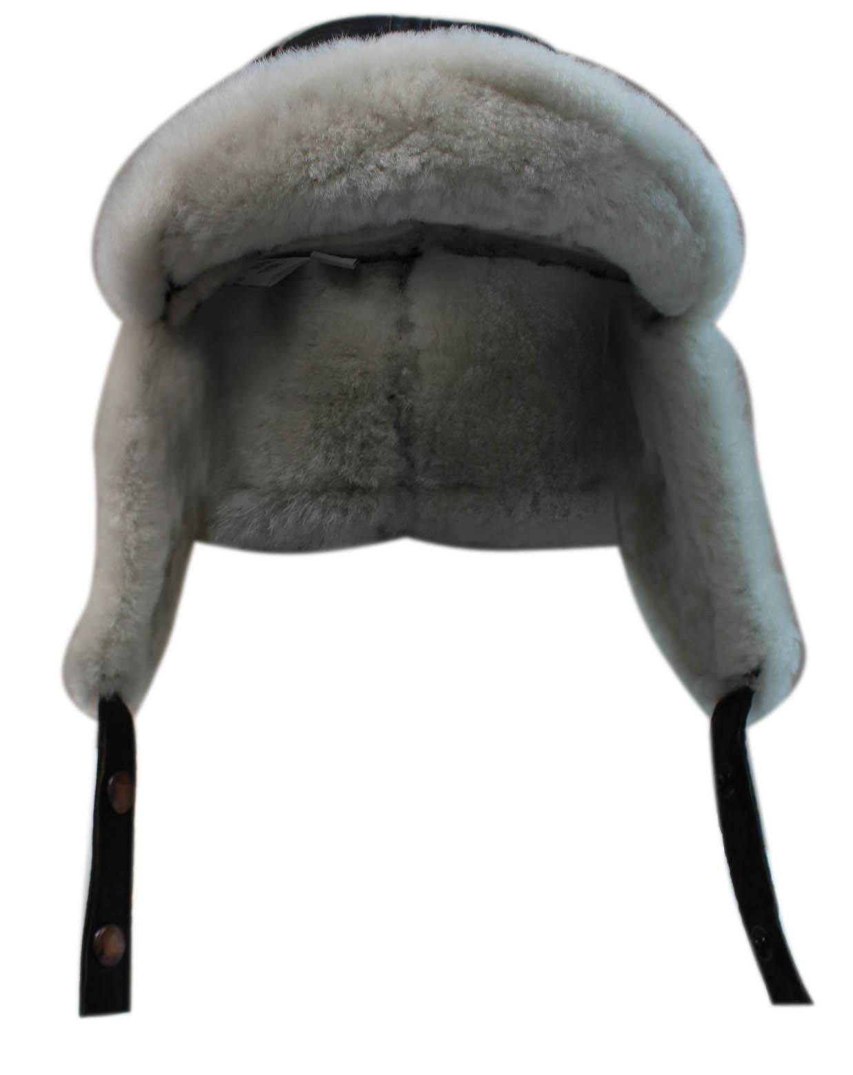 Mens RAF Aviator Sheepskin B-55 Trapper Hat