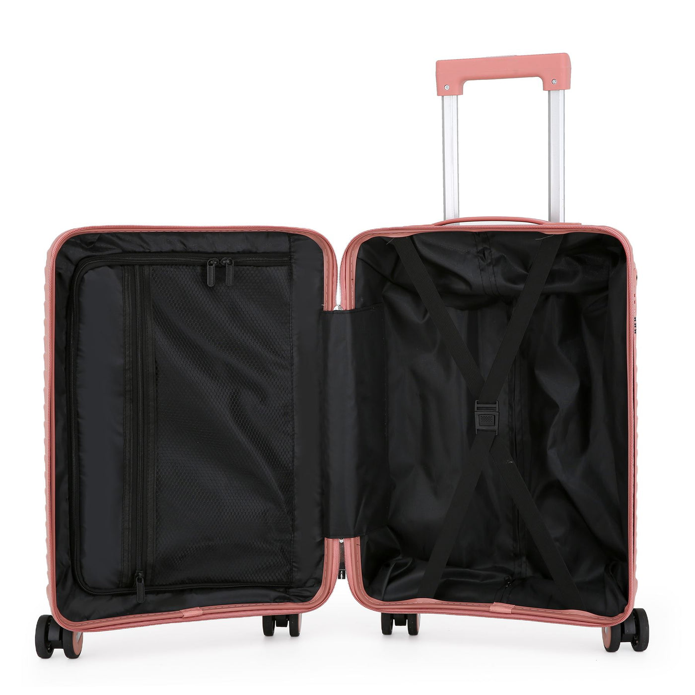 Hard Shell Suitcase Cabin TSA Luggage Travel Set