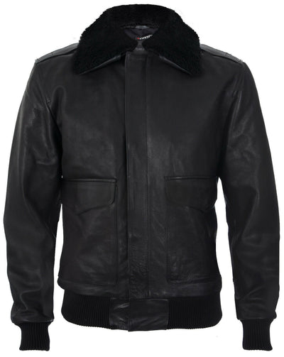 Mens Air Force A2 Cowhide Bomber Jacket-Montreal