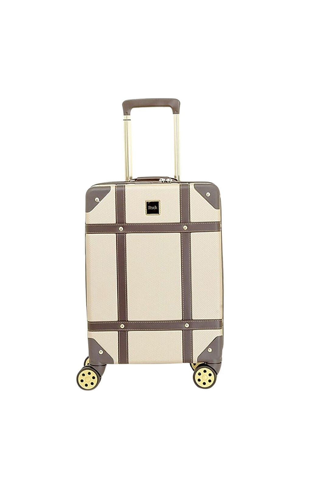 Vintage Hard Shell Luggage Trunk Suitcase Set