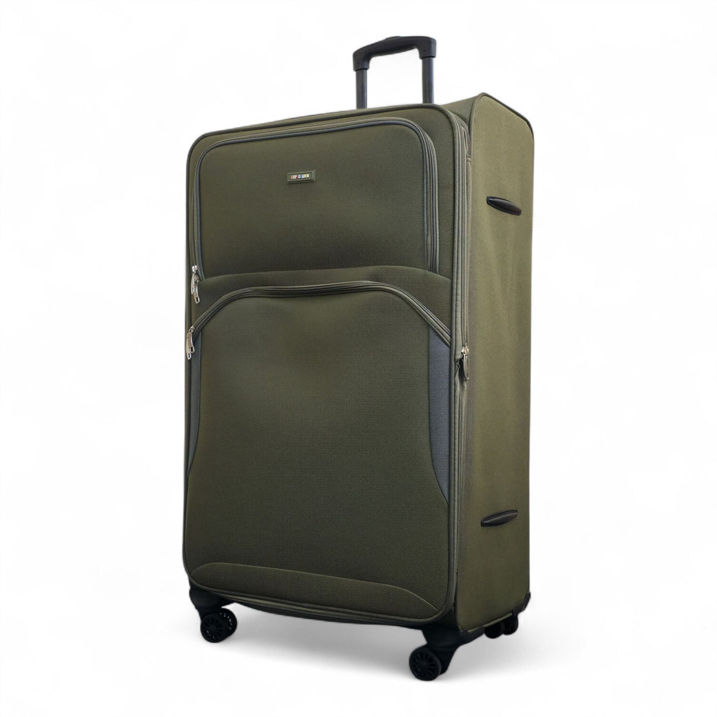 Expandable Soft 8 Wheel Lightweight Suitcase Luggage Travel Bags Set