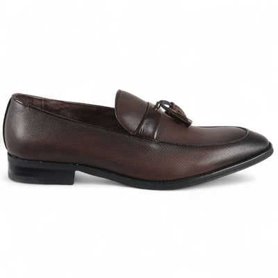 Men's Brown Classic Tassel Loafers Formal Shoes