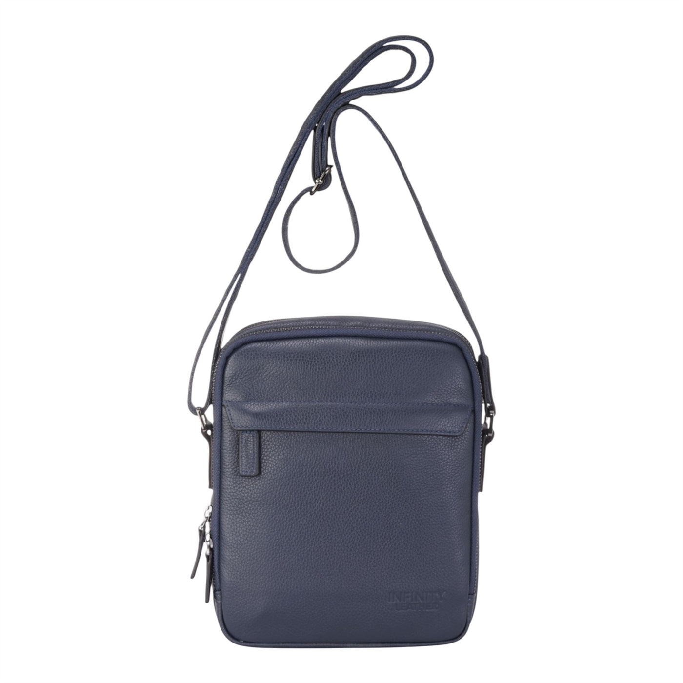 Genuine Leather Vintage Messenger Crossbody Travel Bag - Hawthrone