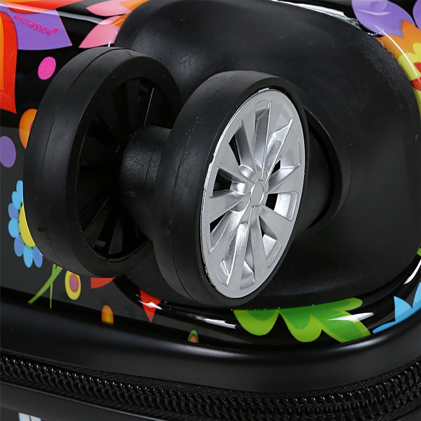 Strong Expandable Hard Shell Dual 4 Wheel Suitcase Set Print Luggage Cabin Travel Bag