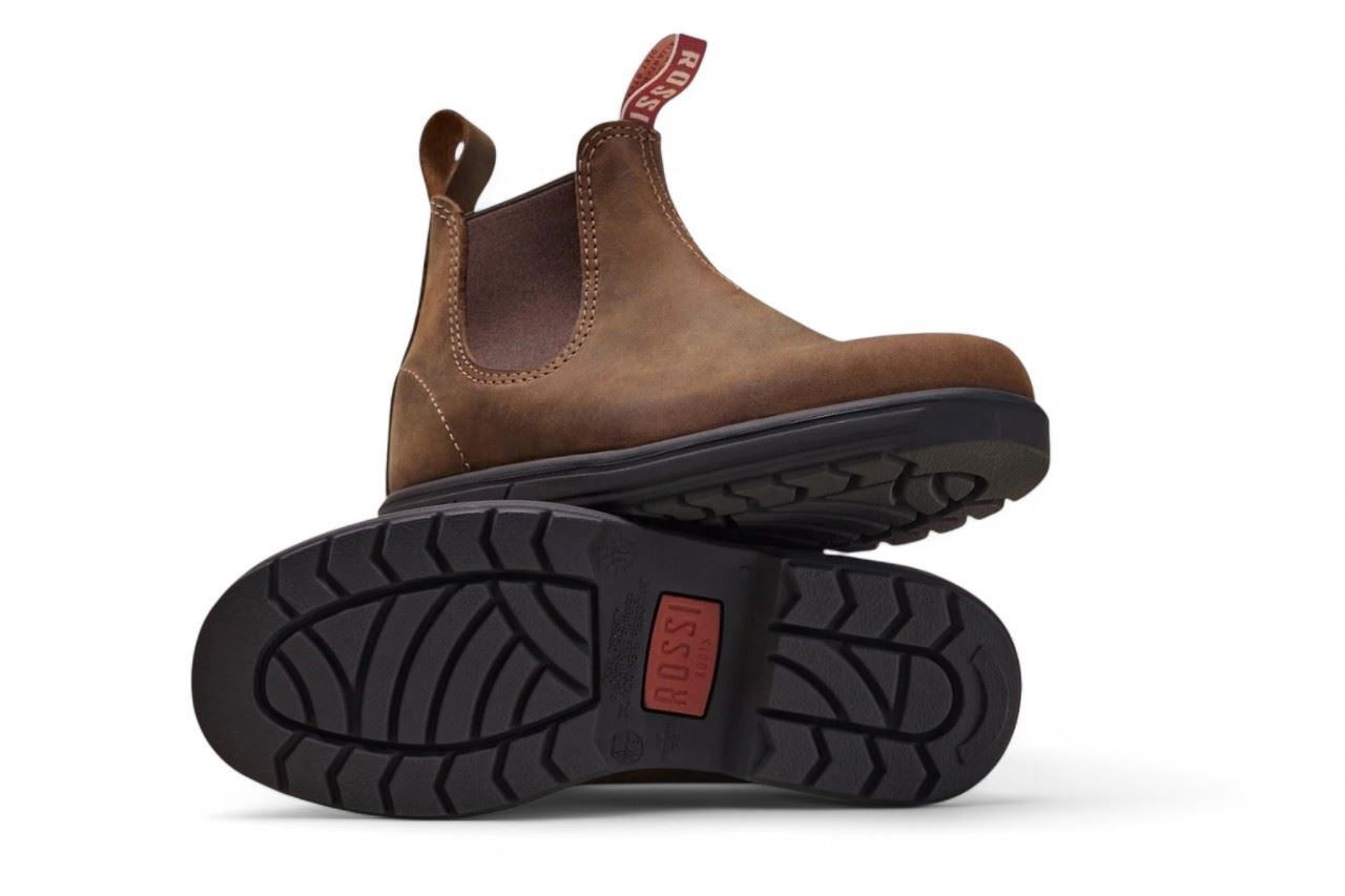 Rossi 303 Endura Tan Brown Leather Chelsea Boots