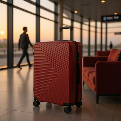 Hardshell Suitcase Set Robust 8 Wheel Luggage Cabin Case Bag