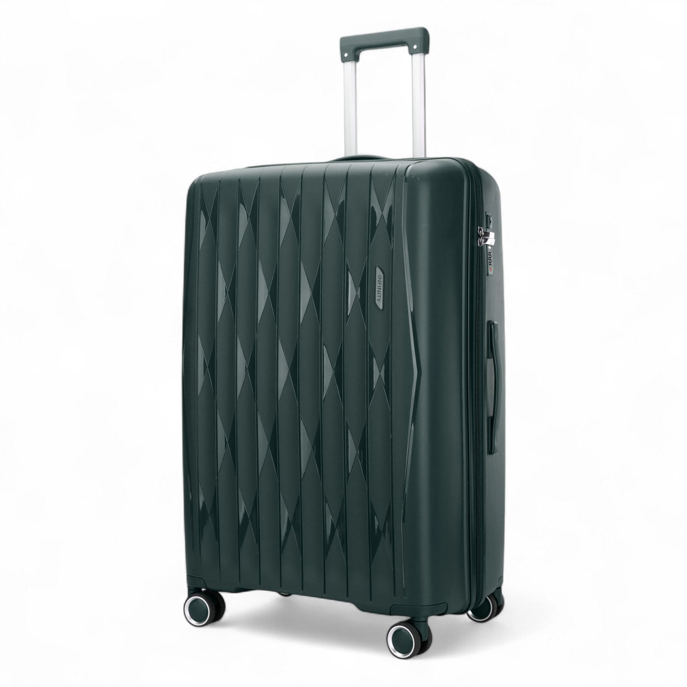 Hard Shell Suitcase Cabin TSA Luggage Travel Set