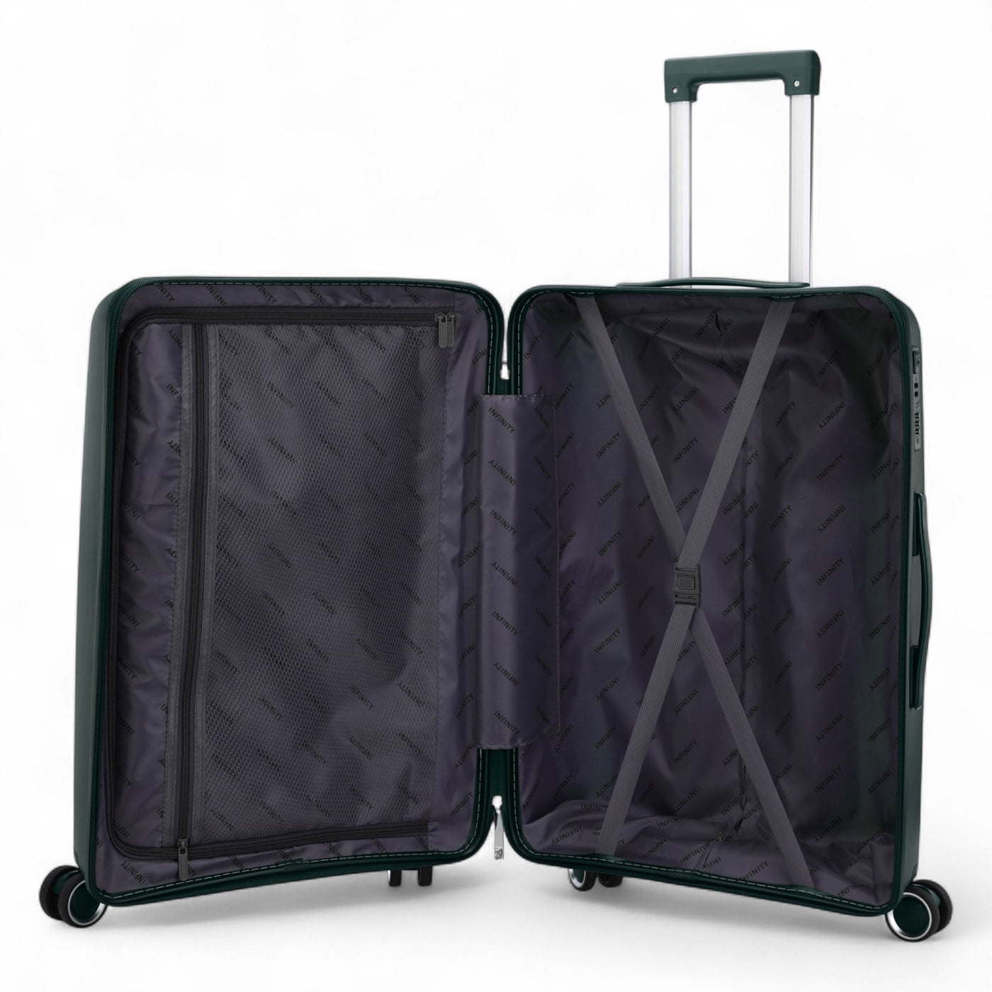 Hard Shell Suitcase Cabin TSA Luggage Travel Set