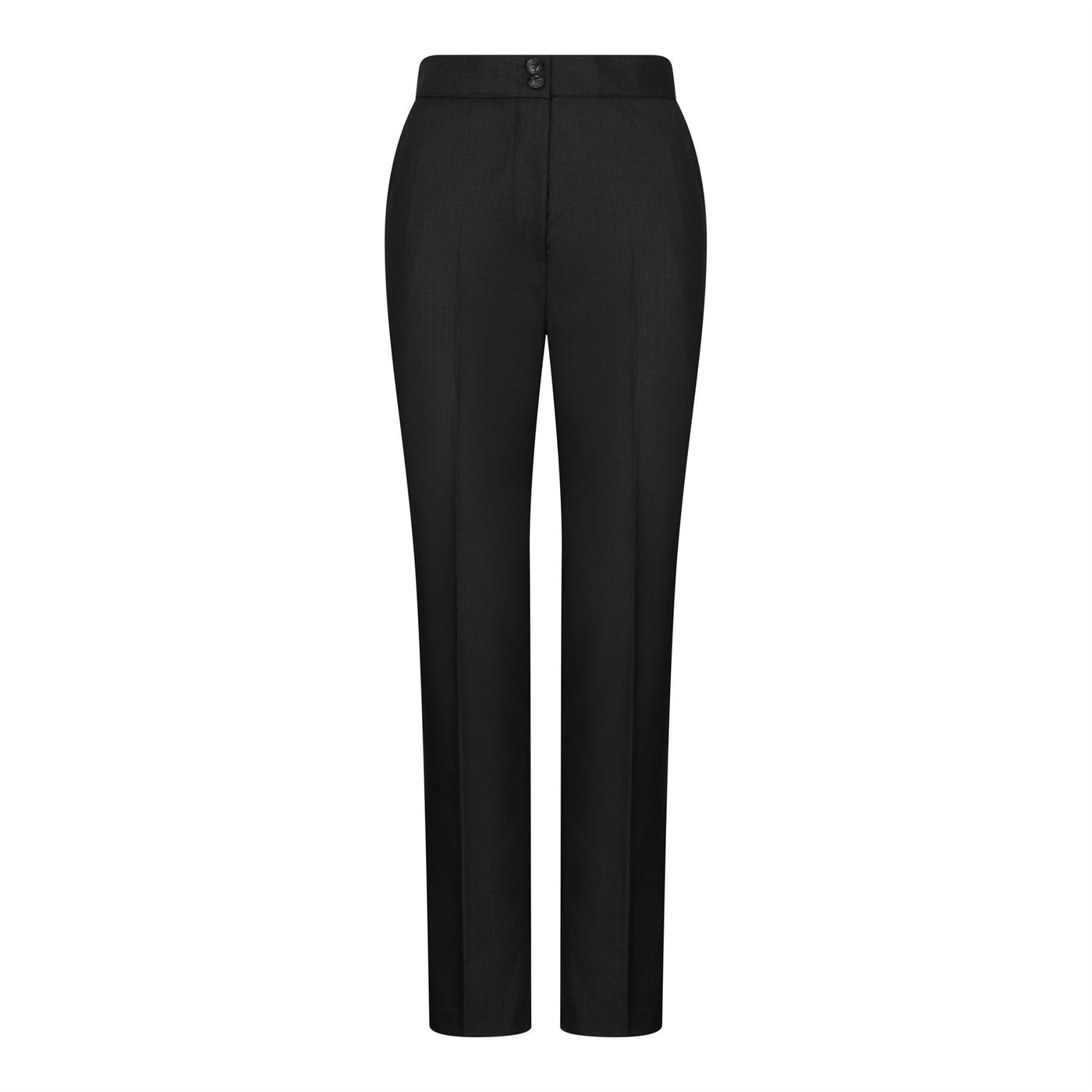 Women's 3 Piece Tailored Fit Plain Black Formal Office Suit