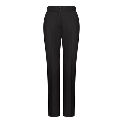 Women's 3 Piece Tailored Fit Plain Black Formal Office Suit